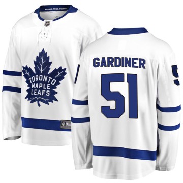 Breakaway Fanatics Branded Youth Jake Gardiner Toronto Maple Leafs Away Jersey - White