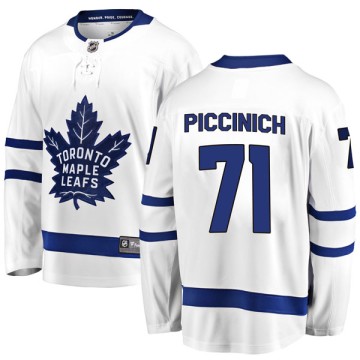 Breakaway Fanatics Branded Youth J.J. Piccinich Toronto Maple Leafs Away Jersey - White
