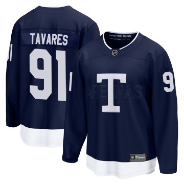 Breakaway Fanatics Branded Youth John Tavares Toronto Maple Leafs 2022 Heritage Classic Jersey - Navy