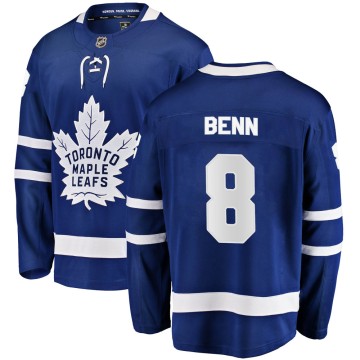 Breakaway Fanatics Branded Youth Jordie Benn Toronto Maple Leafs Home Jersey - Blue