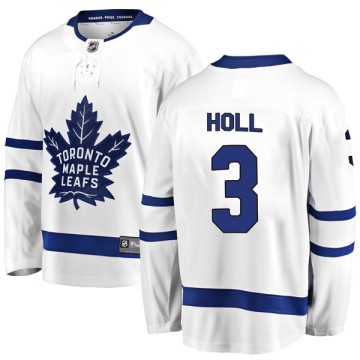 Breakaway Fanatics Branded Youth Justin Holl Toronto Maple Leafs Away Jersey - White