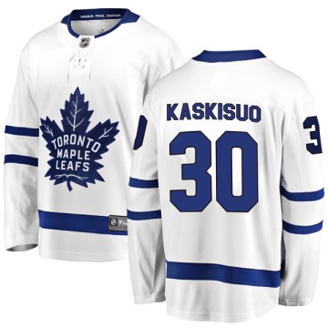 Breakaway Fanatics Branded Youth Kasimir Kaskisuo Toronto Maple Leafs Away Jersey - White