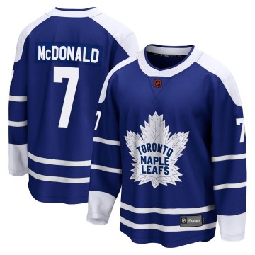 Breakaway Fanatics Branded Youth Lanny McDonald Toronto Maple Leafs Special Edition 2.0 Jersey - Royal
