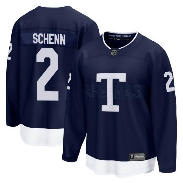 Breakaway Fanatics Branded Youth Luke Schenn Toronto Maple Leafs 2022 Heritage Classic Jersey - Navy