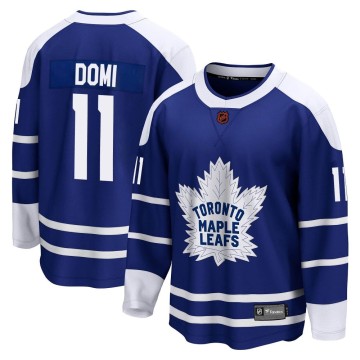 Breakaway Fanatics Branded Youth Max Domi Toronto Maple Leafs Special Edition 2.0 Jersey - Royal