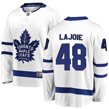 Breakaway Fanatics Branded Youth Maxime Lajoie Toronto Maple Leafs Away Jersey - White