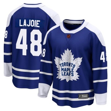 Breakaway Fanatics Branded Youth Maxime Lajoie Toronto Maple Leafs Special Edition 2.0 Jersey - Royal