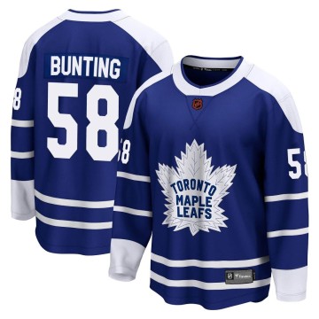 Breakaway Fanatics Branded Youth Michael Bunting Toronto Maple Leafs Special Edition 2.0 Jersey - Royal