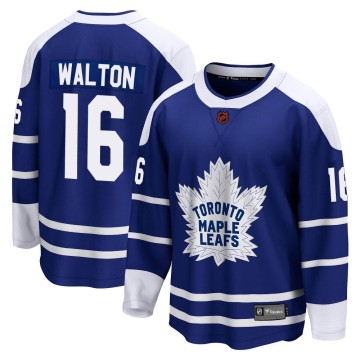 Breakaway Fanatics Branded Youth Mike Walton Toronto Maple Leafs Special Edition 2.0 Jersey - Royal
