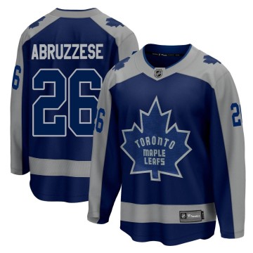 Breakaway Fanatics Branded Youth Nick Abruzzese Toronto Maple Leafs 2020/21 Special Edition Jersey - Royal
