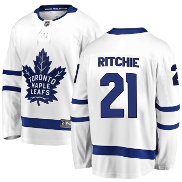 Breakaway Fanatics Branded Youth Nick Ritchie Toronto Maple Leafs Away Jersey - White