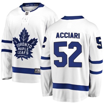 Breakaway Fanatics Branded Youth Noel Acciari Toronto Maple Leafs Away Jersey - White