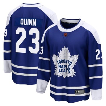 Breakaway Fanatics Branded Youth Pat Quinn Toronto Maple Leafs Special Edition 2.0 Jersey - Royal