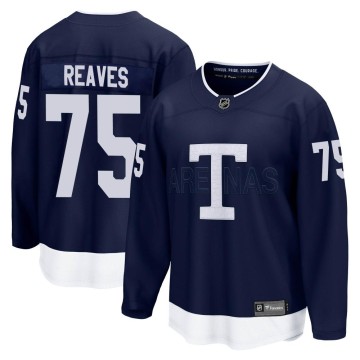 Breakaway Fanatics Branded Youth Ryan Reaves Toronto Maple Leafs 2022 Heritage Classic Jersey - Navy
