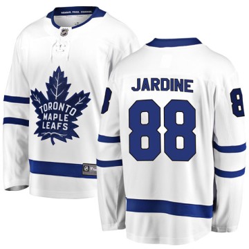 Breakaway Fanatics Branded Youth Sam Jardine Toronto Maple Leafs Away Jersey - White