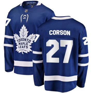 Breakaway Fanatics Branded Youth Shayne Corson Toronto Maple Leafs Home Jersey - Blue