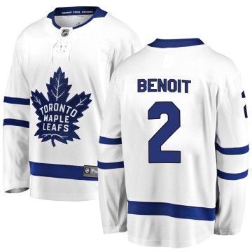 Breakaway Fanatics Branded Youth Simon Benoit Toronto Maple Leafs Away Jersey - White