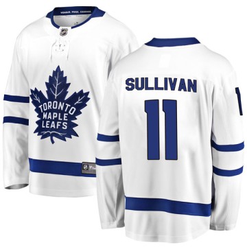 Breakaway Fanatics Branded Youth Steve Sullivan Toronto Maple Leafs Away Jersey - White