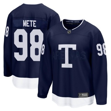 Breakaway Fanatics Branded Youth Victor Mete Toronto Maple Leafs 2022 Heritage Classic Jersey - Navy