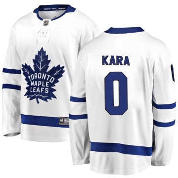 Breakaway Fanatics Branded Youth Vladislav Kara Toronto Maple Leafs Away Jersey - White