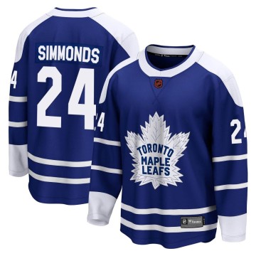 Breakaway Fanatics Branded Youth Wayne Simmonds Toronto Maple Leafs Special Edition 2.0 Jersey - Royal